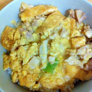 衣笠丼＋親子丼　15分